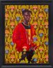 Portrait of Pape Diouf by Kehinde Wiley contemporary artwork Painting