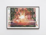 Birdcage Green is the Escape Route by David Claerbout contemporary artwork drawing