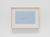 Sometimes the sky is blue like milimeter paper clouds with milimeter precision  milimetrically deformed clouds by Miklos Onucsan contemporary artwork painting works on paper