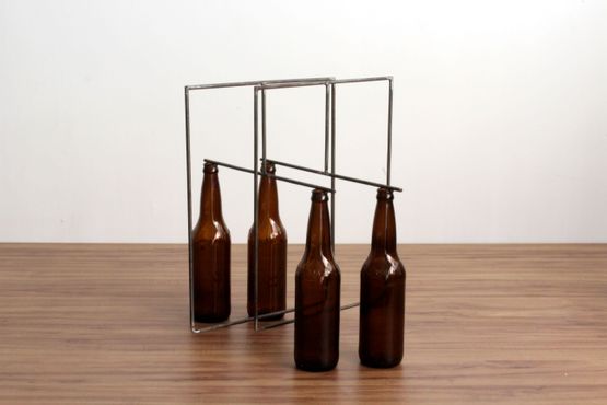 4 bottles by Raul Mourao contemporary artwork Sculpture