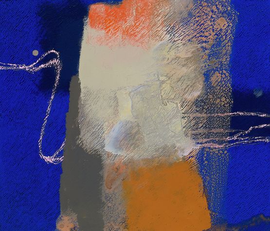 IN BLUE Oct 20 B by Katsuyoshi Inokuma contemporary artwork Painting