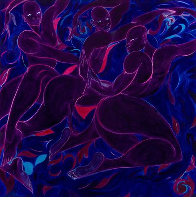 Tunji Adeniyi-Jones Sensuous Canvases Debut at White Cube