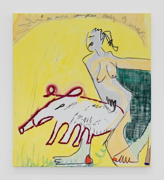 A more complex body of work by Nadia Hernandez contemporary artwork Painting