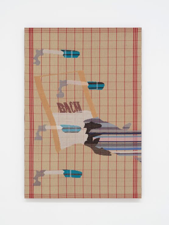 Recording Bach by Miranda Fengyuan Zhang contemporary artwork Textile