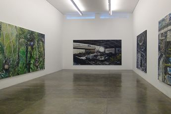 Contemporary art exhibition Oscar Oiwa Clima tempestuoso Stormy weather at Galeria Nara Roesler Sao Paulo Brazil