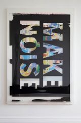 Make Noise by Scott Myles contemporary artwork drawing mixed media painting print