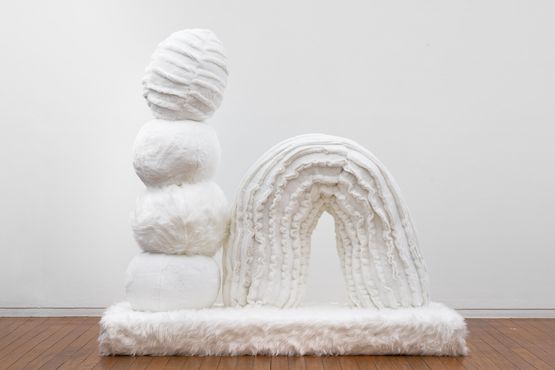 Mothering Garden Rainbow Sculpture by Kathy Temin contemporary artwork Sculpture
