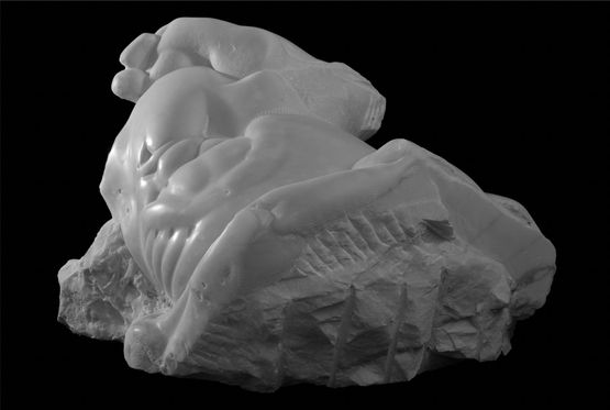 Marble Figure - Opus 4 nr.4 by Athar Jaber contemporary artwork Sculpture