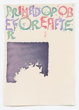 Primadopo by Giorgio Griffa contemporary artwork painting
