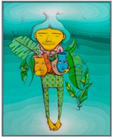 Cultivando os Sonhos Cultivating Dreams by Osgemeos contemporary artwork mixed media