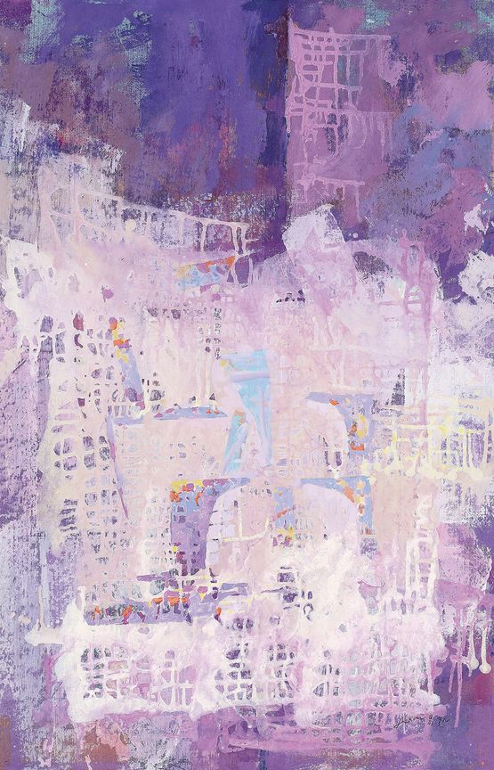Winter in Circuit World by Yi Kai contemporary artwork Painting