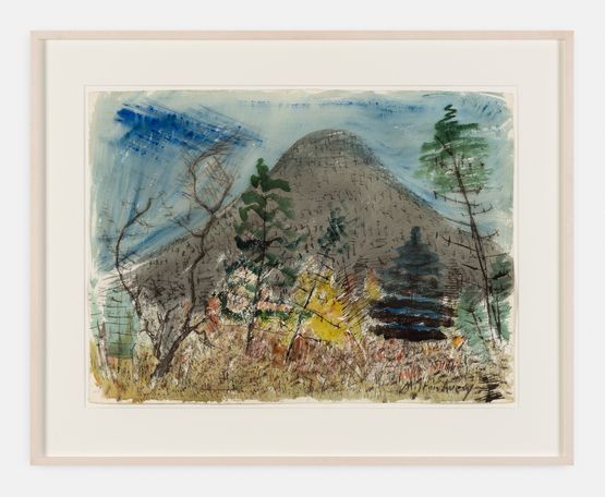 Old Mountain Young Trees by Milton Avery contemporary artwork Painting