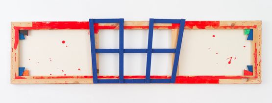 La voie du grand Ecart by Daniel Dezeuze contemporary artwork Sculpture
