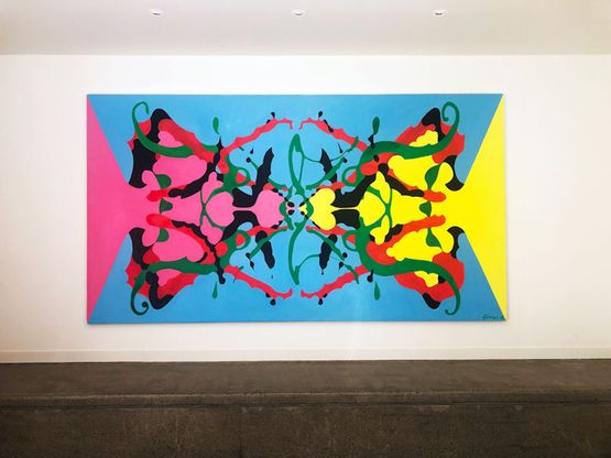 The Making of the Beast by Matthys Gerber contemporary artwork Painting