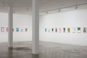 Contemporary art exhibition David Shrigley Works on Paper at Two Rooms Auckland New Zealand