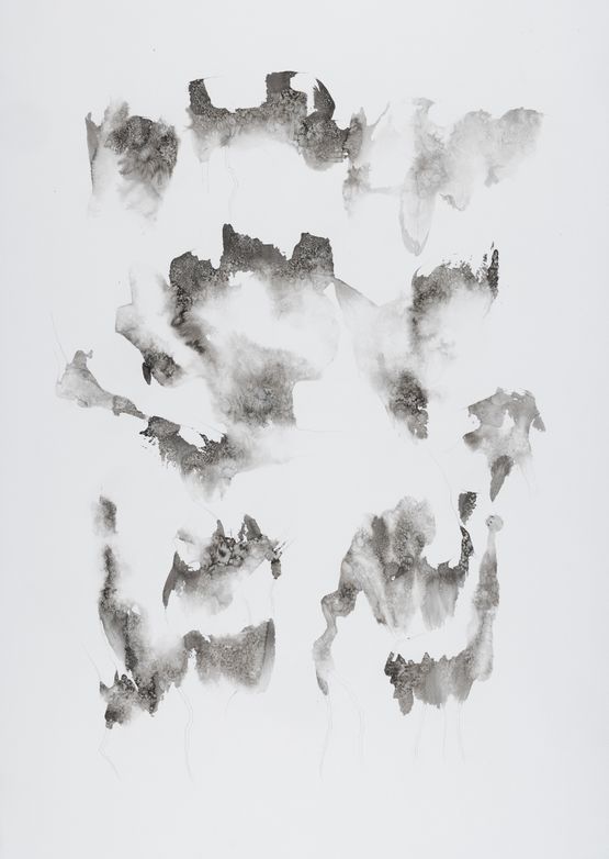 Cold Mountain Revisited 5 by Chiang Yomei contemporary artwork Works on Paper