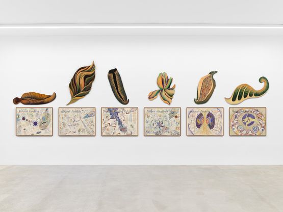 Natural Parables by Faith Wilding contemporary artwork Works on Paper