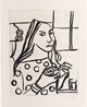 Esme with a Dragon Fruit My dearest dust by Chantal Joffe contemporary artwork Print