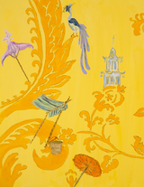 The Chinese Pavaillion in Green Park by Karen Kilimnik contemporary artwork painting