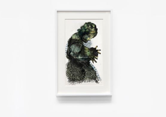 The Human Stain IV by Nalini Malani contemporary artwork Painting