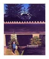 Nocturnes - Late Evening by Caroline Walker contemporary artwork print