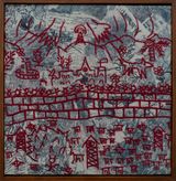 INFRA Intentional Negation of Foreign Resource Appraisals 6 by Cian Dayrit contemporary artwork print textile