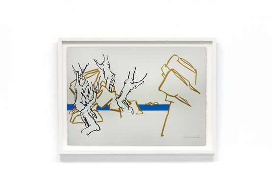 Pineta ete 2023 IX by Fabienne Verdier contemporary artwork Works on Paper