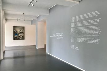 Contemporary art exhibition Chun Kwang Young Collisions Information Harmony and Conflict at Sundaram Tagore Gallery Singapore
