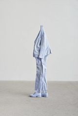 Waiting Blue Substitutes by Erwin Wurm contemporary artwork painting