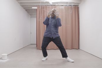Contemporary art exhibition Dave McKenzie AEIOU at Barbara Wien Berlin Germany