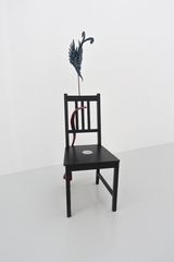 Paradise Bird Teal by Caroline Rothwell contemporary artwork sculpture