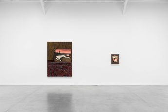 Contemporary art exhibition Mamma Andersson Adieu Maria Magdalena at David Zwirner Paris France