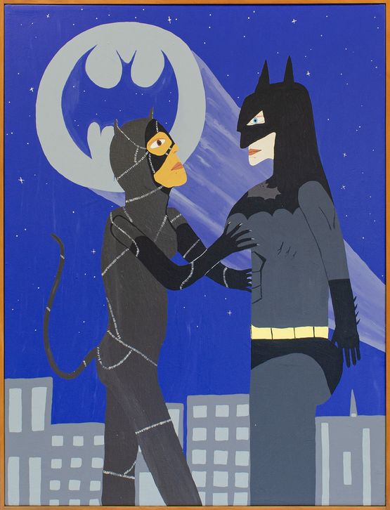 Batman I by Claudia Kogachi contemporary artwork Painting