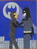 Batman I by Claudia Kogachi contemporary artwork Painting