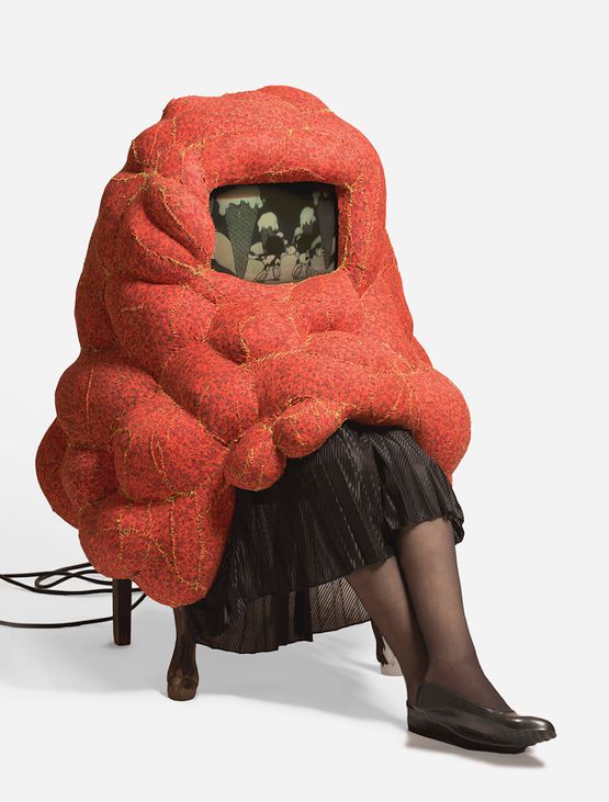 My Grandmas Waiting for Me by Hoda Zarbaf contemporary artwork Sculpture