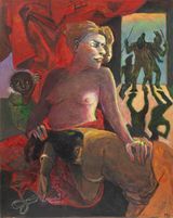 A Cautionary Tale by Marcelle Hanselaar contemporary artwork painting