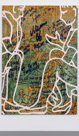 Advice by Helen Johnson contemporary artwork drawing painting