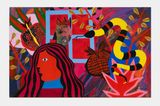 Pomegranate King by Ramina Saadatkhan contemporary artwork painting