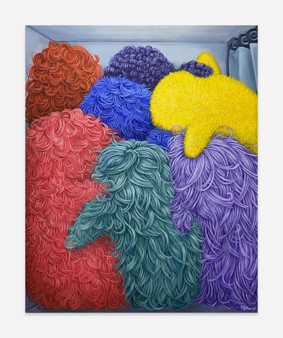 Inside a photo booth by Tabitha Rub contemporary artwork Painting