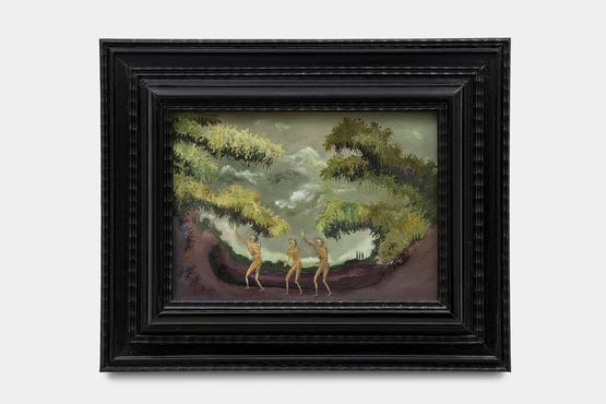 Riot by Sanam Khatibi contemporary artwork Painting