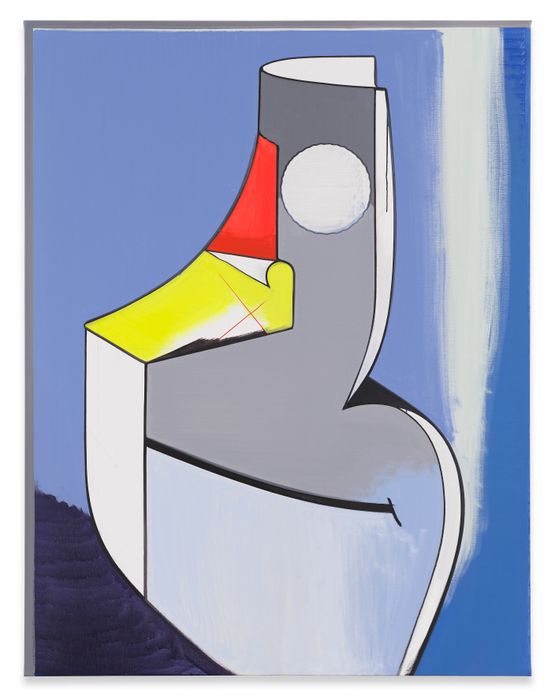 Allegorische Figur by Thomas Scheibitz contemporary artwork Mixed Media
