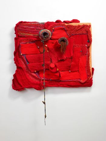Vuvus Garden II by Aluaiy Kaumakan contemporary artwork mixed media textile