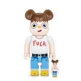 Fuck You Bearbrick 400  100 by Javier Calleja contemporary artwork sculpture