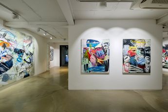 Contemporary art exhibition Xavier Baxter New Paintings at JARILAGER Gallery Seoul South Korea