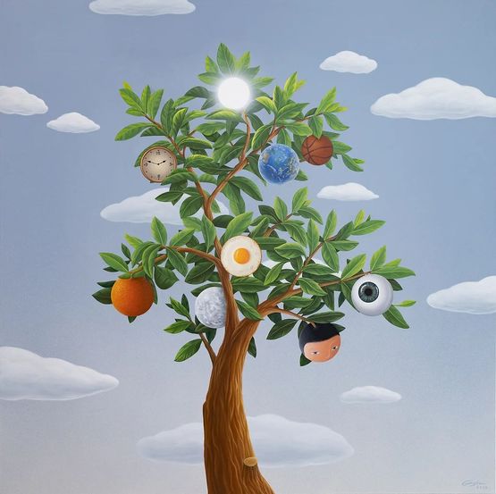 Born These Ways by Gongkan contemporary artwork Painting