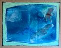 Blue Pillow by Abdallah Kassem contemporary artwork Painting