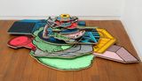 Games Dance and the Constructions Colour Plywood 12 by Teppei Kaneuji contemporary artwork mixed media