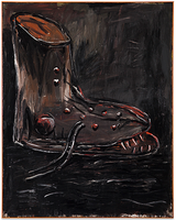 Der Schuh by Walter Dahn contemporary artwork painting