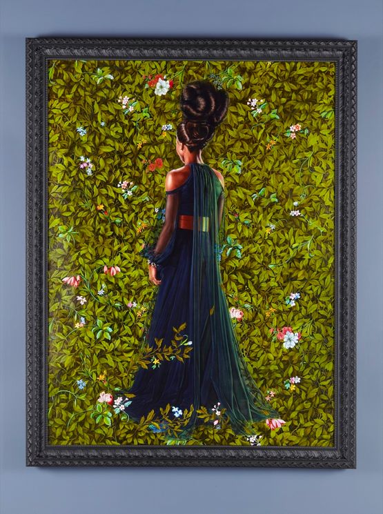 Princess Victoire of Saxe-Coburg-Gotha by Kehinde Wiley contemporary artwork Painting