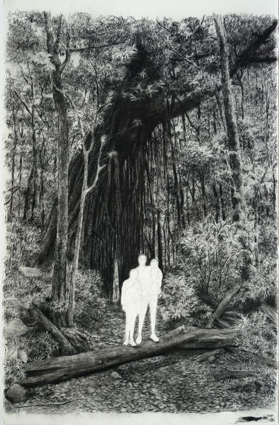 Keluarga Beringin The Banyans Family by Maryanto contemporary artwork Works on Paper